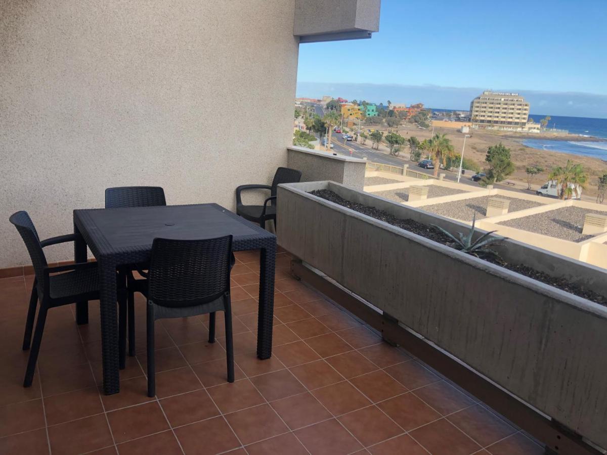 Nice Terrace In Front Of The Sea. La Jaquita El Médano Eksteriør billede